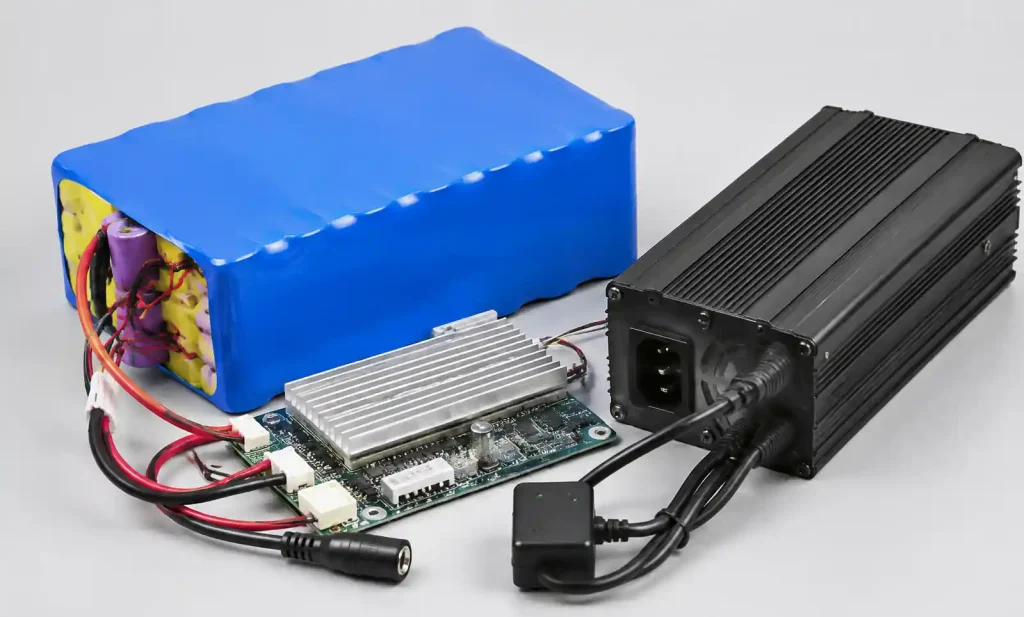 Electric Scooter Battery Management System and Charging Components