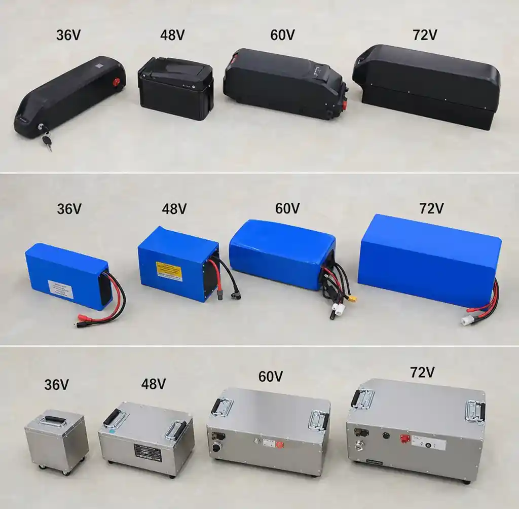 Electric Scooter Battery Capacity Comparison Chart