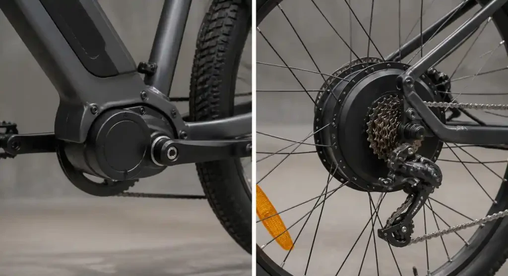 Mid-Drive Motor and Hub Motor Side by Side Comparison