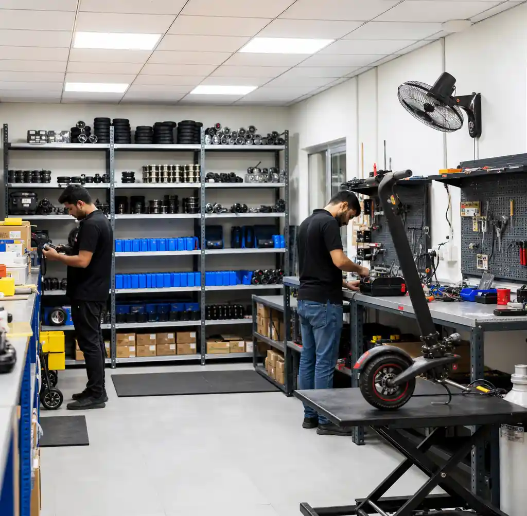 Electric Scooter Spare Parts and Service Center